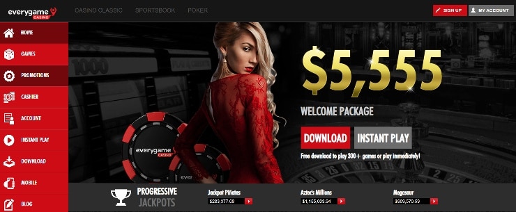 Best US Casinos - Everygame
