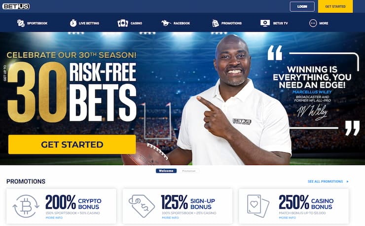 BetUS Homepage