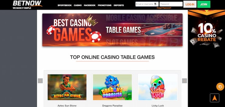 BetNow Table Games