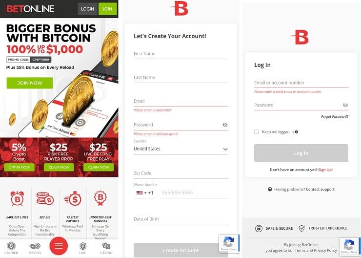 BetOnline Kansas Sports Betting App Sign Up