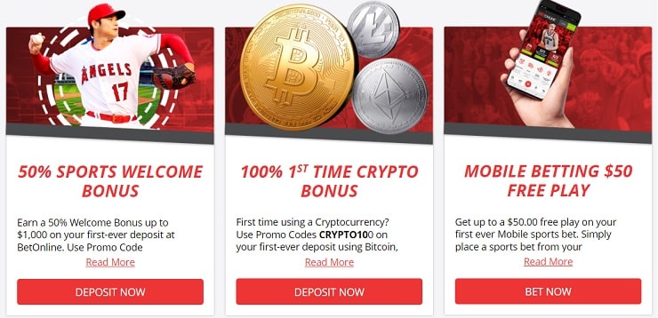 BetOnline Kansas Sports Betting Bonuses