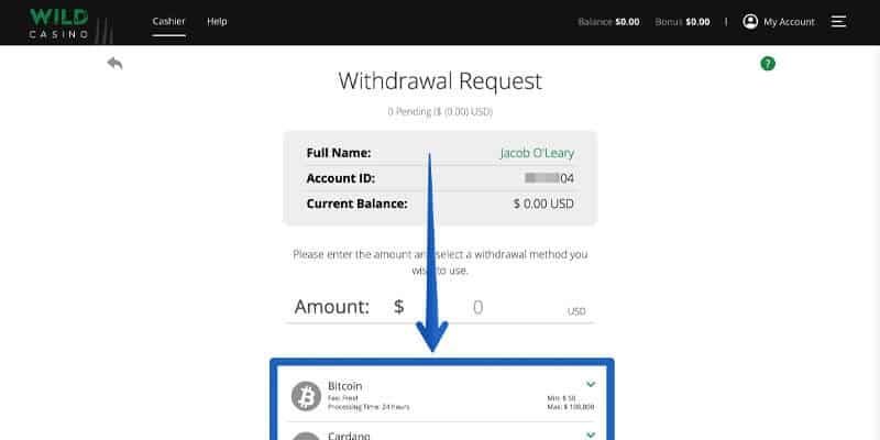 Bitcoin Blackjack Casinos - Withdraw using BTC