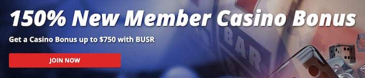 BUSR casino offer