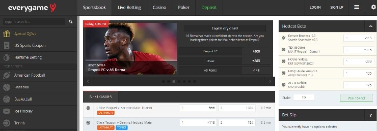 Rhode Island Sports Betting - Everygame