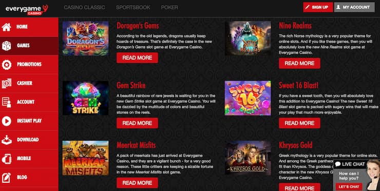 everygame - TN online casinos