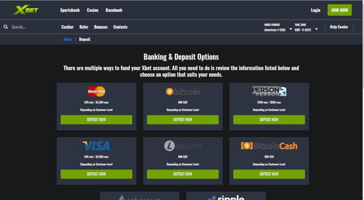 XBet Cashier