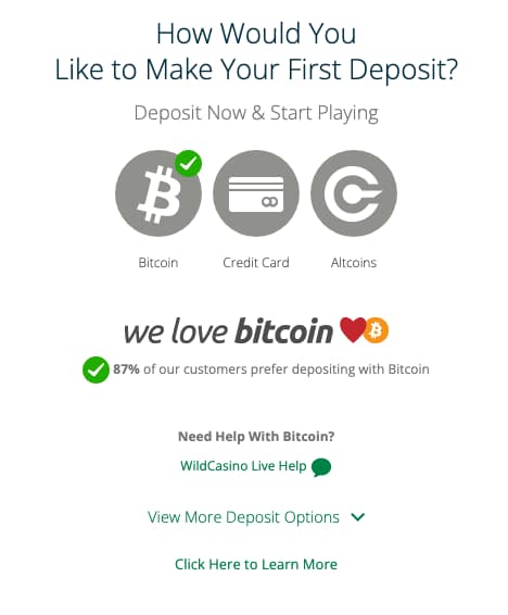 wild casino deposit funds kansas