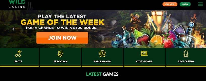 wild-casino-home-page