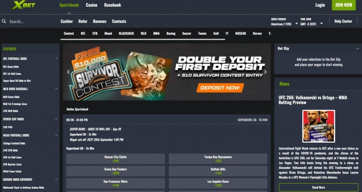 xbet homepage